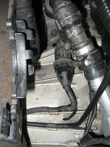 New coolant hose installed on the L322