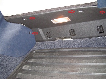 FSR location in the right hand footwell