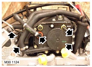 Rear PCV valve view